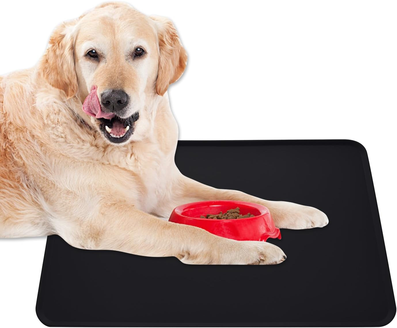 Food Mat for Dogs & Cats - Silicone, Non-Slip & Waterproof
