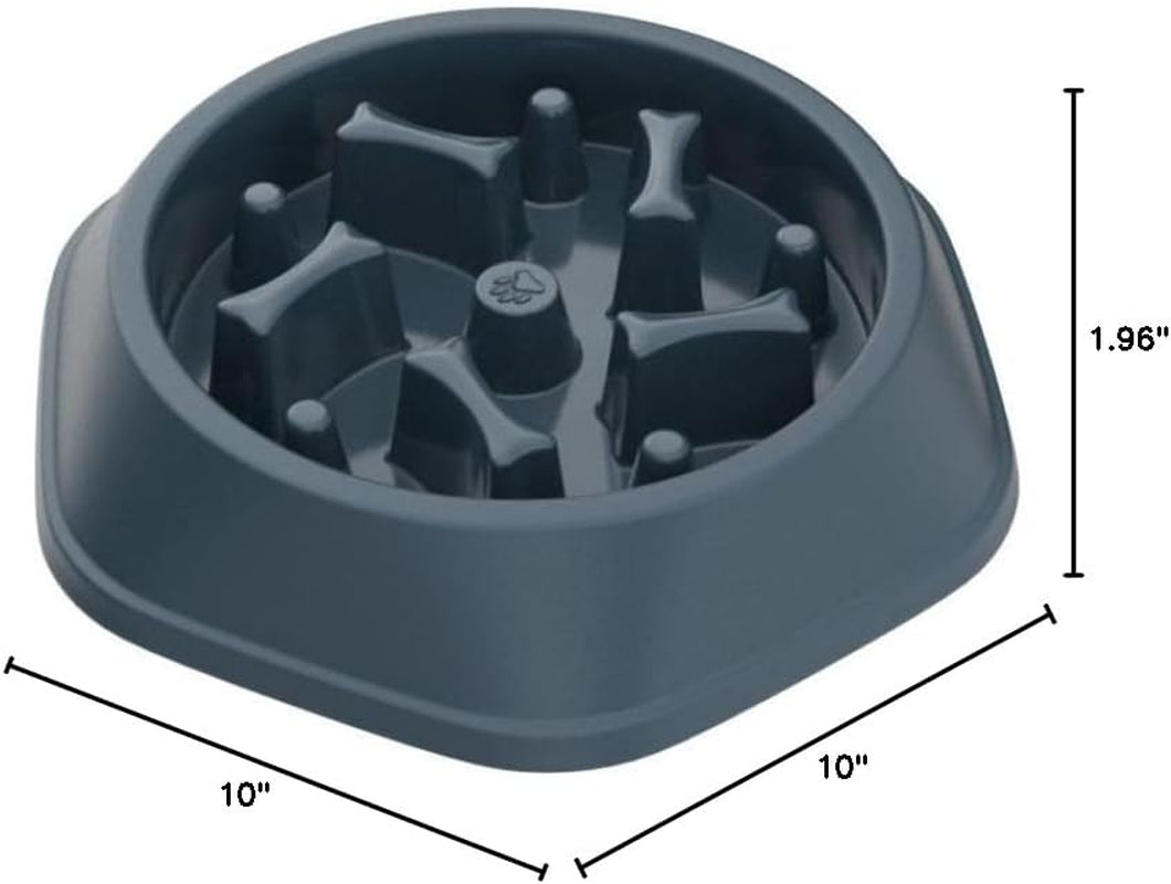 Slow Feeder Dog Bowl for Small & Medium Dogs – Non-Slip Anti-Gulping Maze