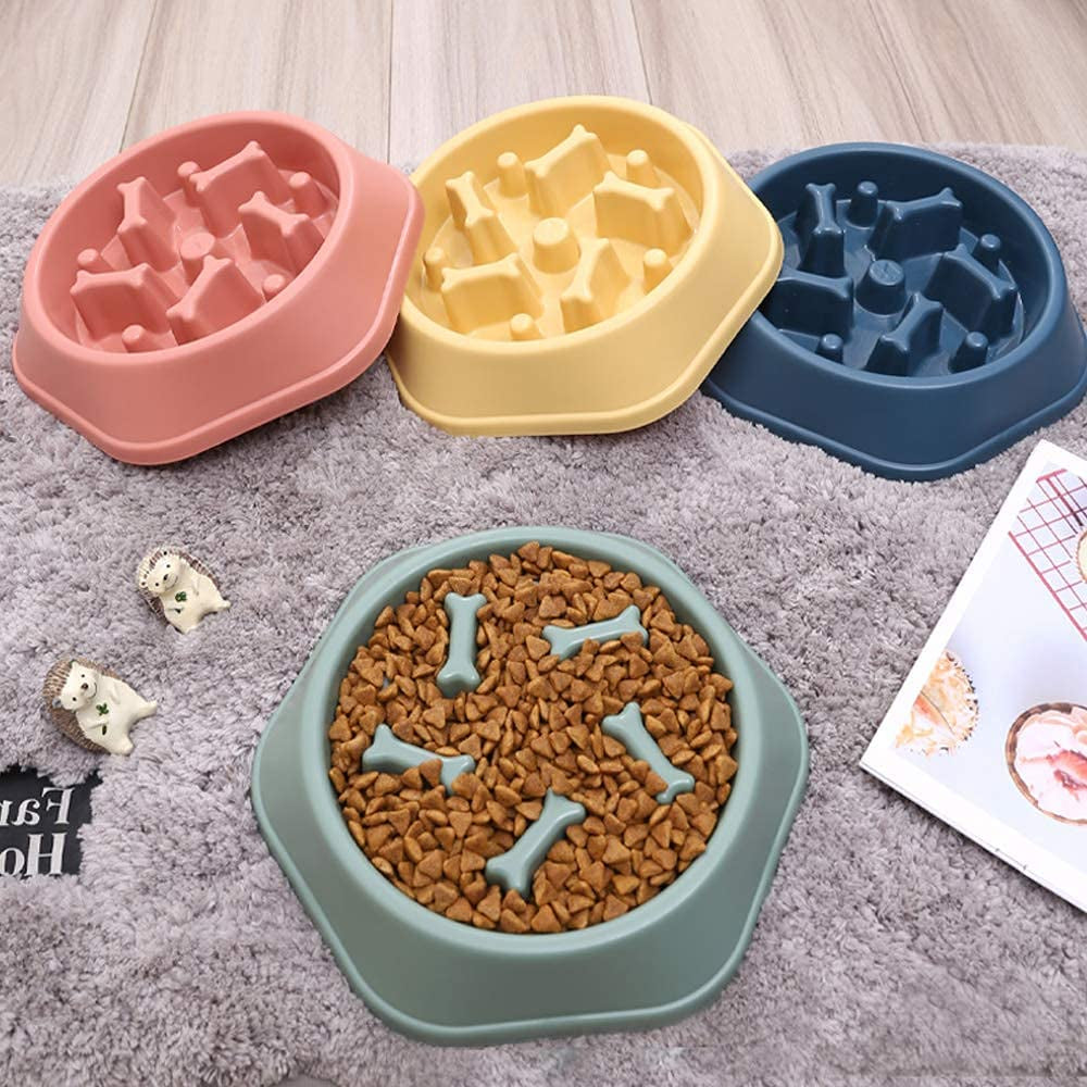 Slow Feeder Dog Bowl for Small & Medium Dogs – Non-Slip Anti-Gulping Maze
