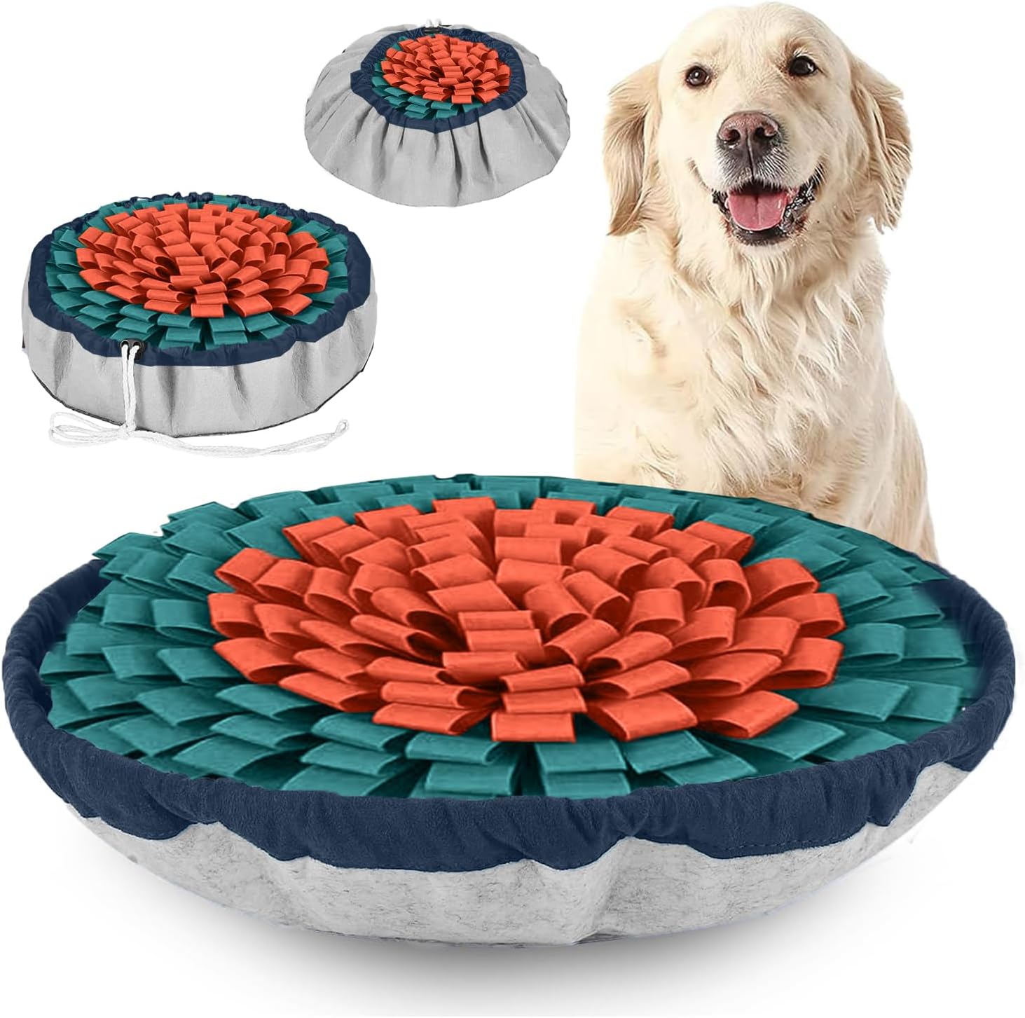 Slow Feeder Snuffle Mat for Dogs – Adjustable, Washable, Anti-Slip