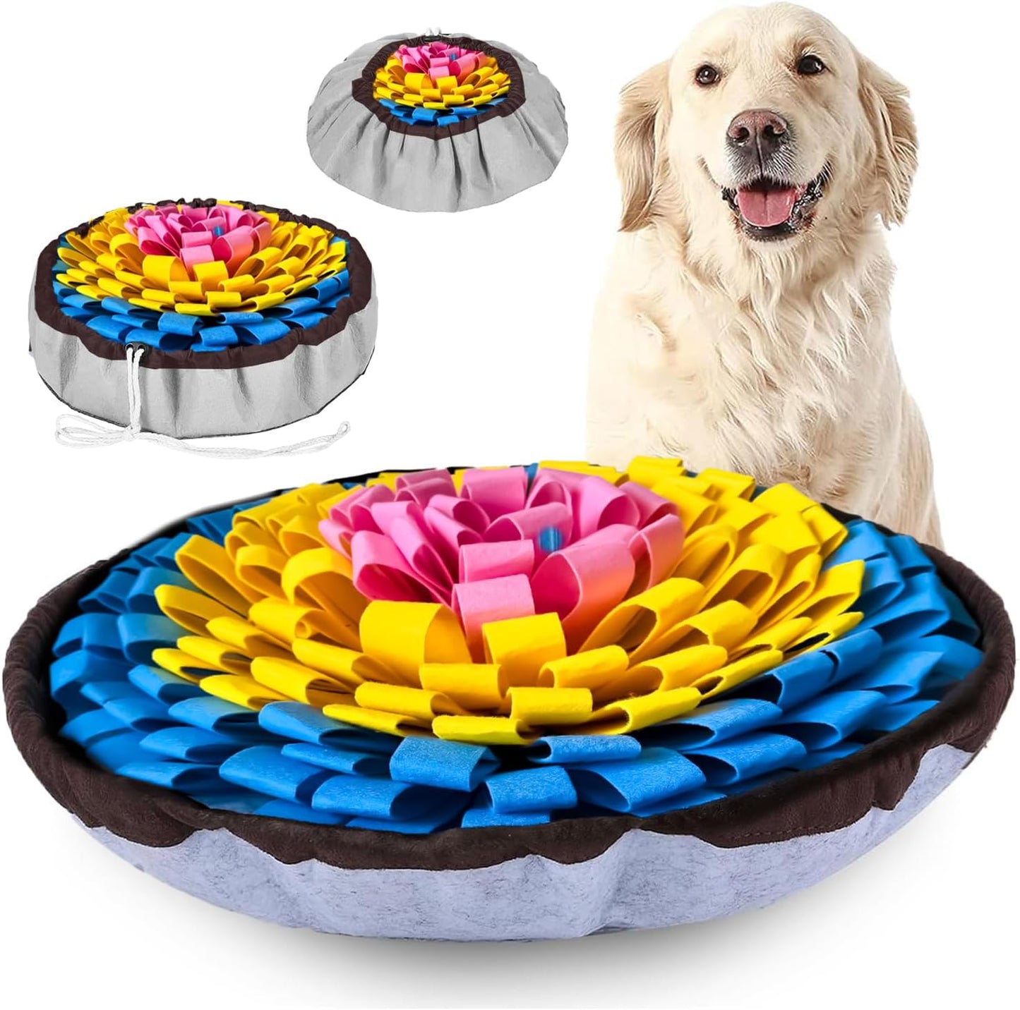 Slow Feeder Snuffle Mat for Dogs – Adjustable, Washable, Anti-Slip