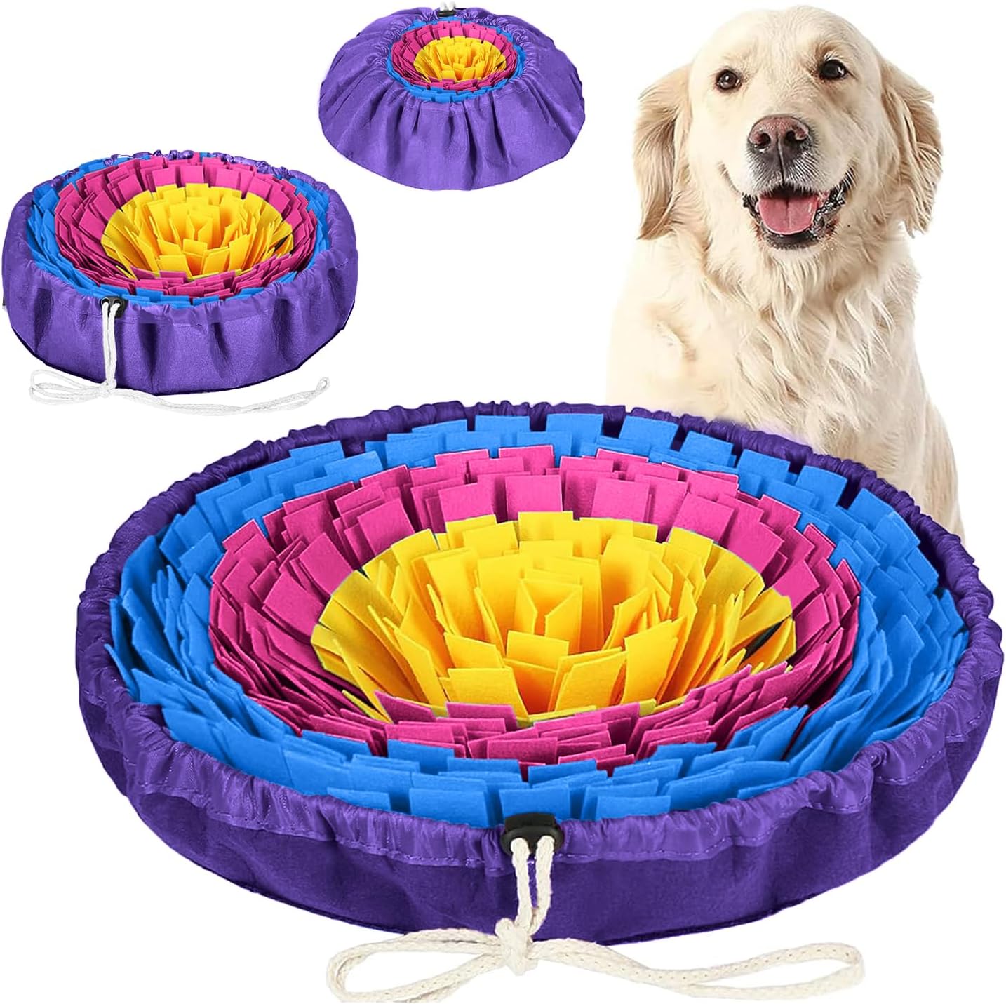 Slow Feeder Snuffle Mat for Dogs – Adjustable, Washable, Anti-Slip