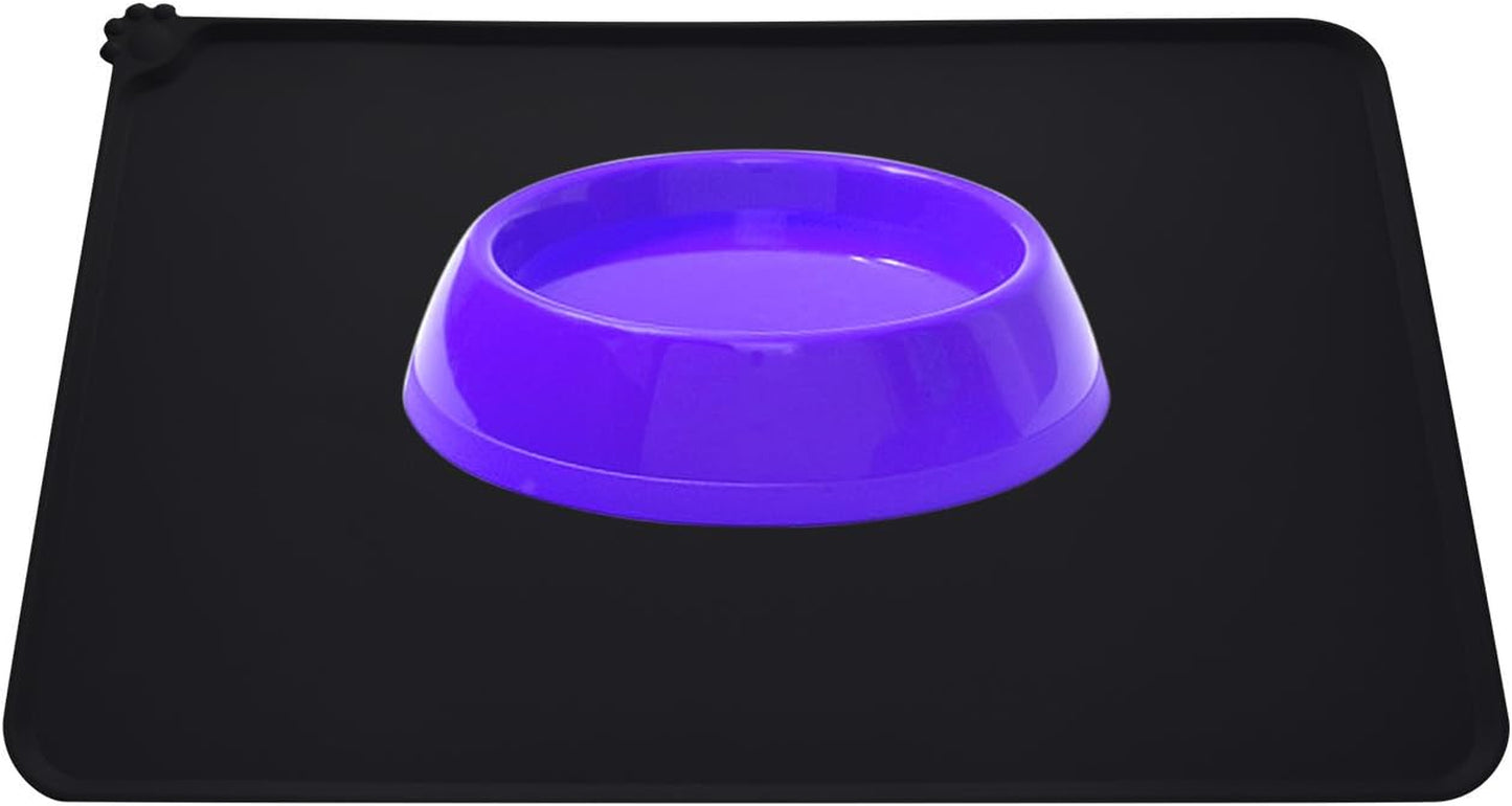 Food Mat for Dogs & Cats - Silicone, Non-Slip & Waterproof