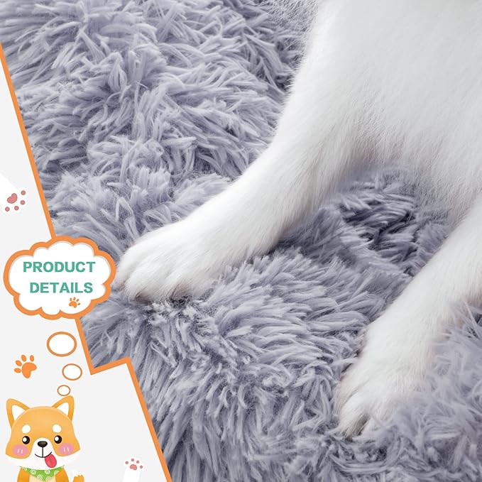 Calming Donut Dog & Cat Bed - Plush Anti-Anxiety, Non-Slip, Washable