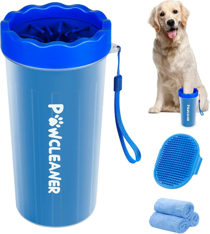 Dog Paw Cleaner Cup – Soft Silicone Bristles, 3 Towels, 3 Sizes, 9 Colors