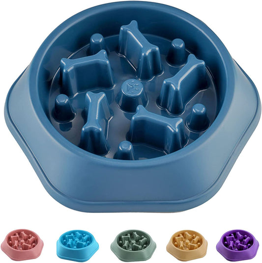 Slow Feeder Dog Bowl for Small & Medium Dogs – Non-Slip Anti-Gulping Maze