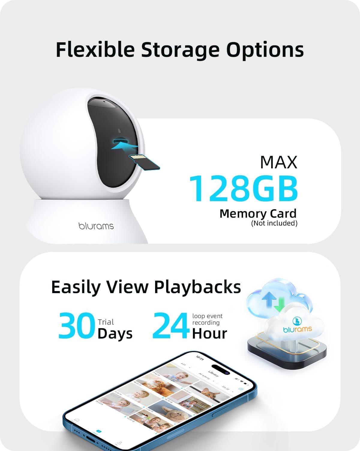Indoor Security Camera 2K 360° Wi-Fi Pet, Puppy & Baby Monitor | 5 GHz, Alexa-Compatible
