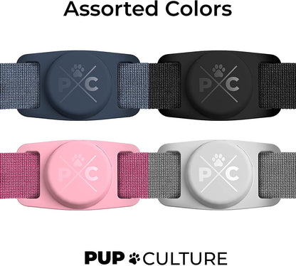 AirTag Dog Collar Holder - Durable Silicone Mount